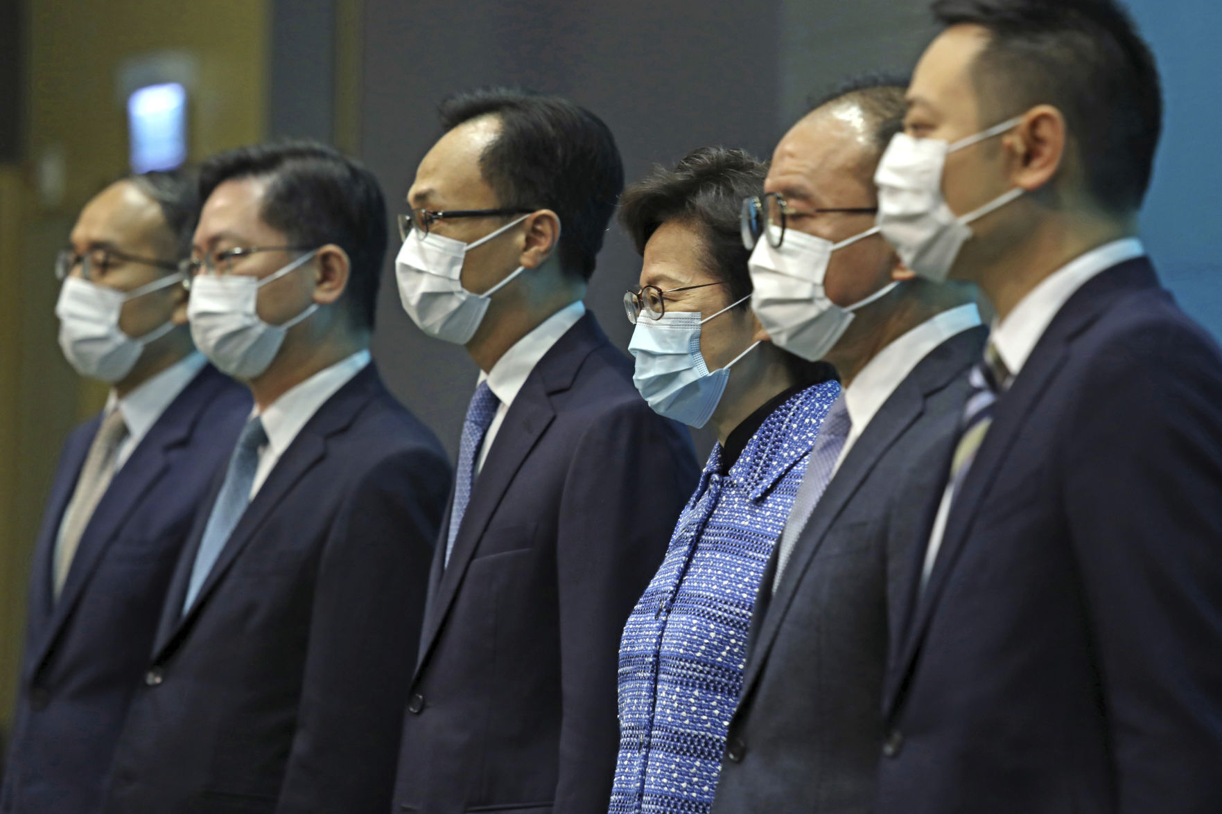 APTOPIX Hong Kong Cabinet Reshuffle